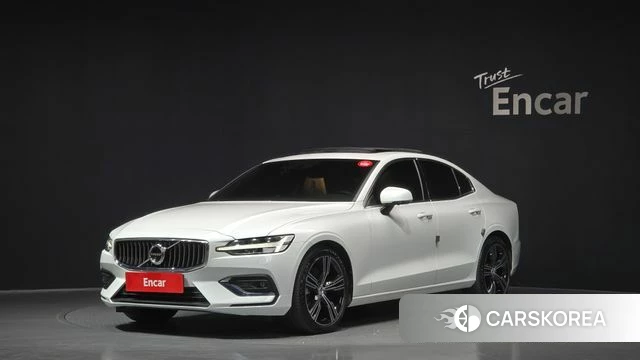 Volvo S60 3rd generation 2021 Белый из Кореи