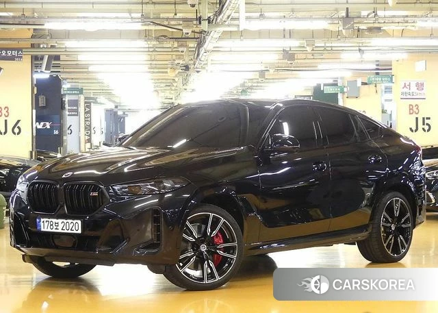 BMW X6 (G06) 2024 Черный из Кореи