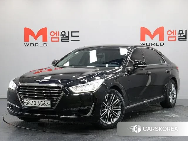 Genesis EQ900 2018 Черный из Кореи