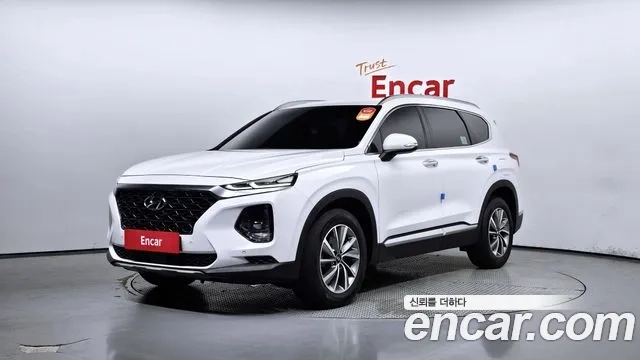 Hyundai Santa Fe TM 2020 Белый из Кореи