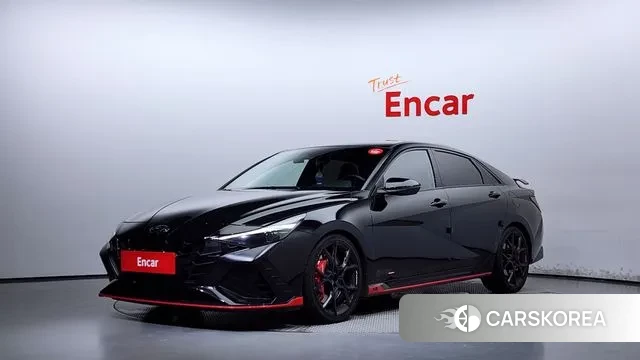 Hyundai Avante (CN7) 2022 Черный из Кореи