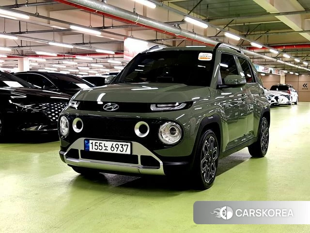 Hyundai Casper 2023 Темно-зеленый из Кореи