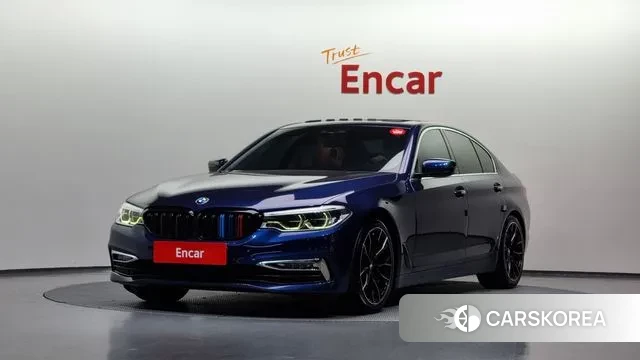 BMW 5 Series (G30) 2018 Синий из Кореи