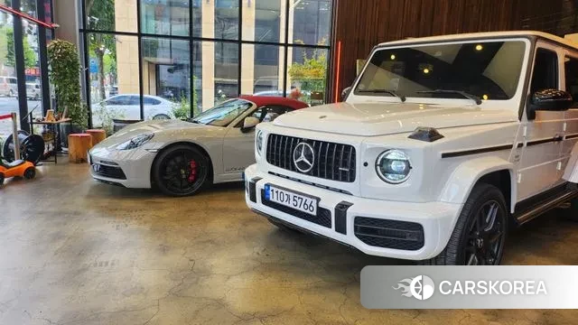 Mercedes-Benz G-Class W463b 2021 Белый из Кореи