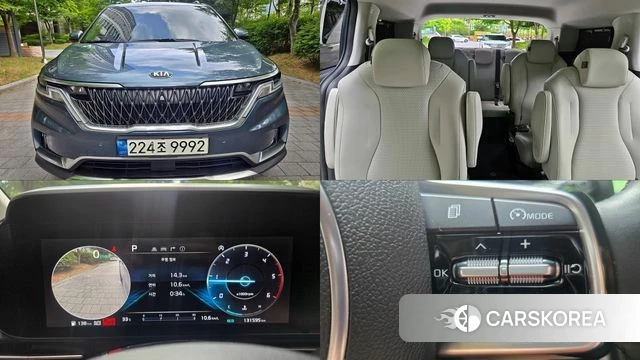 Kia Carnival 4th generation 2021 Синий из Кореи