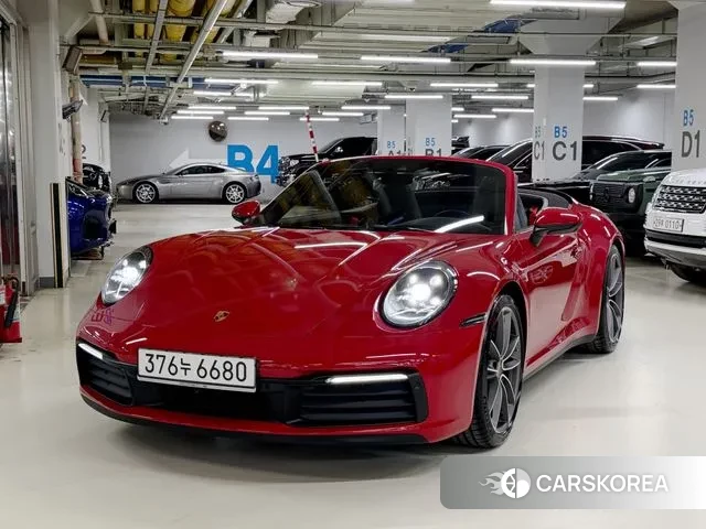 Porsche 911(992) 2020 Красный из Кореи