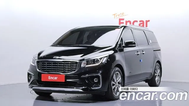 Kia The New Carnival 2019 Черный из Кореи