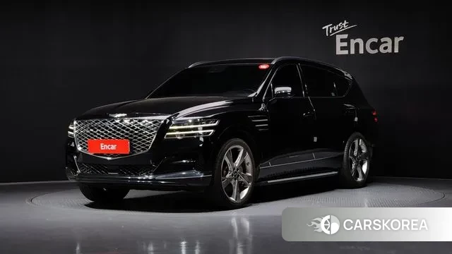 Genesis GV80 2021 Черный из Кореи