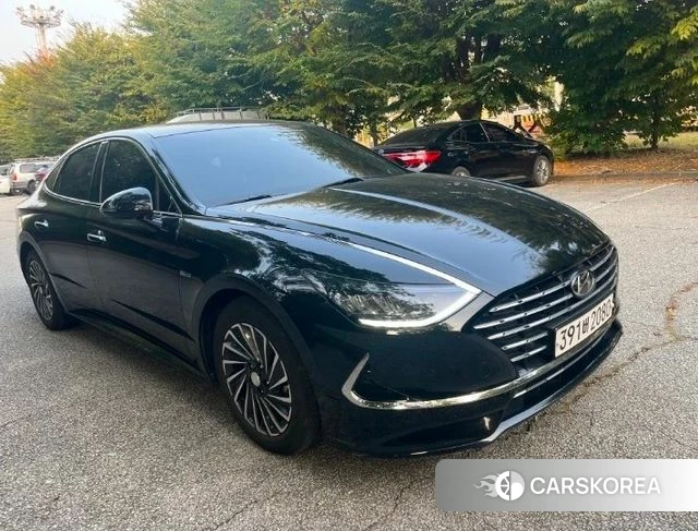 Hyundai Sonata Hybrid (DN8) 2019 Черный из Кореи