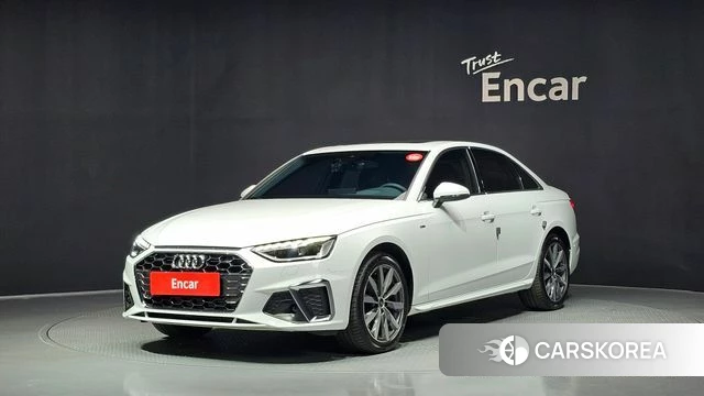 Audi A4 (B9) 2023 Белый из Кореи