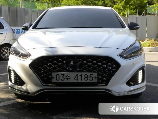 Hyundai Sonata New Rise Hybrid 2019 Жемчужный цвет из Кореи