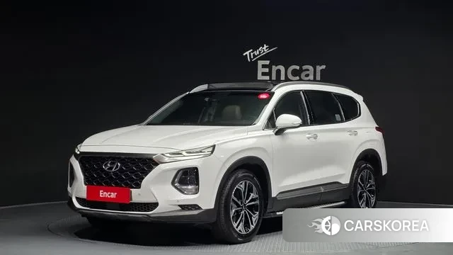 Hyundai Santa Fe TM 2018 Белый из Кореи