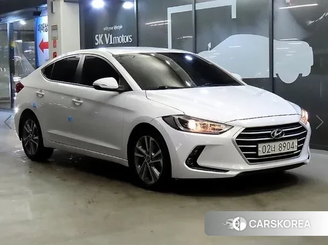 Hyundai Avante AD 2018 Белый из Кореи