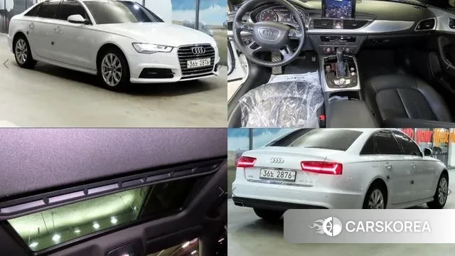 Audi New A6 2018 Белый из Кореи