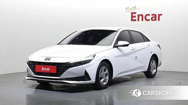 Hyundai Avante (CN7) 2020 Белый из Кореи