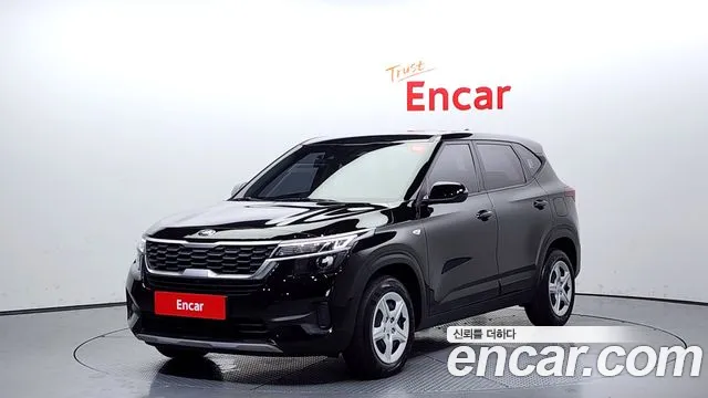 Kia Seltos 2020 Черный из Кореи