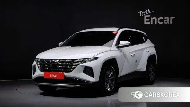 Hyundai Tucson Hybrid (NX4) 2021 Белый из Кореи