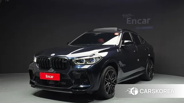 BMW X6M (G06) 2022 Черный из Кореи