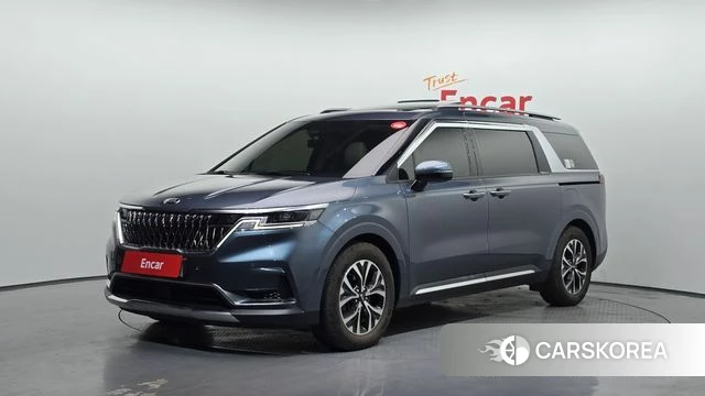 Kia Carnival 4th generation 2021 Небесно-голубой из Кореи