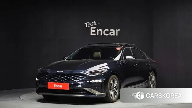 Kia K8 Hybrid 2021 Синий из Кореи