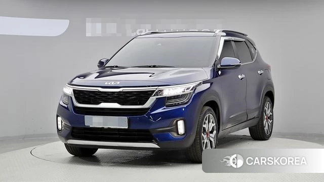 Kia Seltos 2022 Синий из Кореи