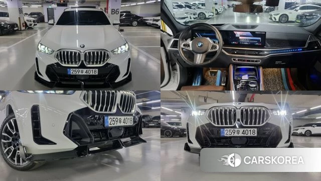 BMW X6 (G06) 2023 Белый из Кореи