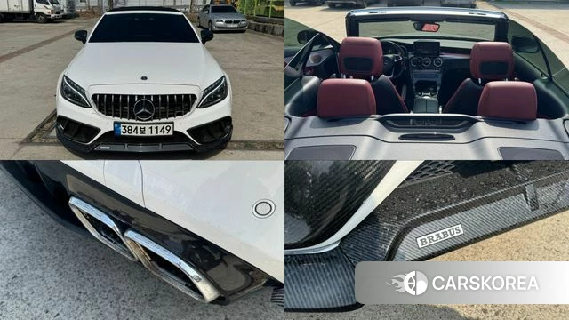 Mercedes-Benz C-Class W205 2018 Белый из Кореи