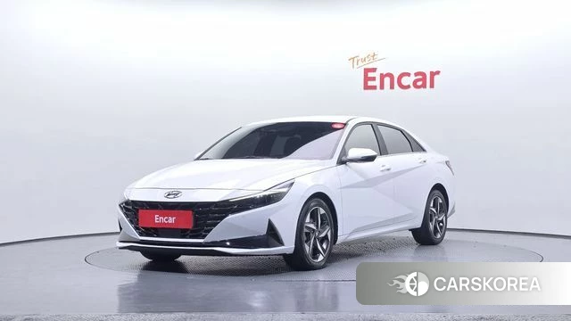 Hyundai Avante (CN7) 2021 Белый из Кореи