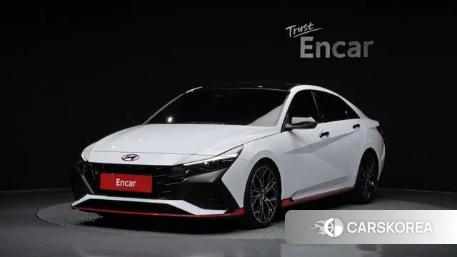 Hyundai Avante (CN7) 2021 Белый из Кореи