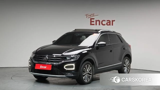 Volkswagen T-Roc 2021 Черный из Кореи