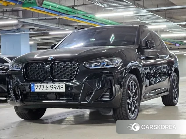 BMW X4 (G02) 2024 Черный из Кореи