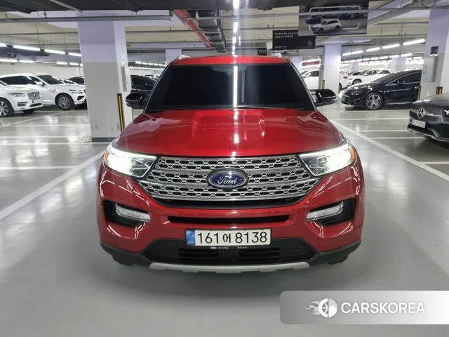 Ford Explorer 6th Generation 2021 Красный из Кореи
