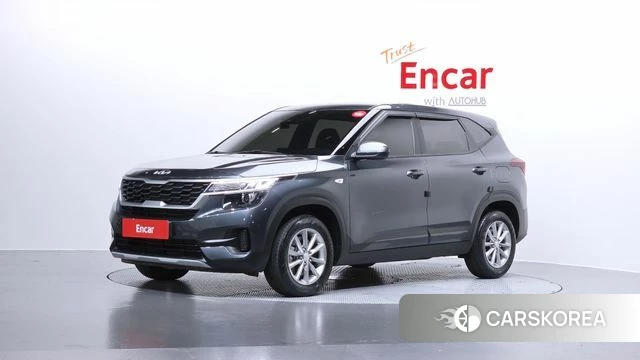 Kia Seltos 2022 Серый из Кореи