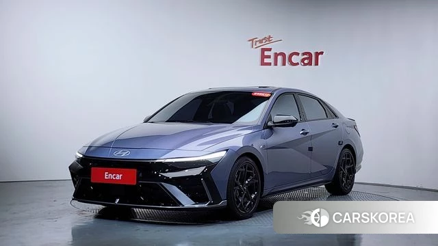 Hyundai The New Avante Hybrid (CN7) 2025 Синий из Кореи