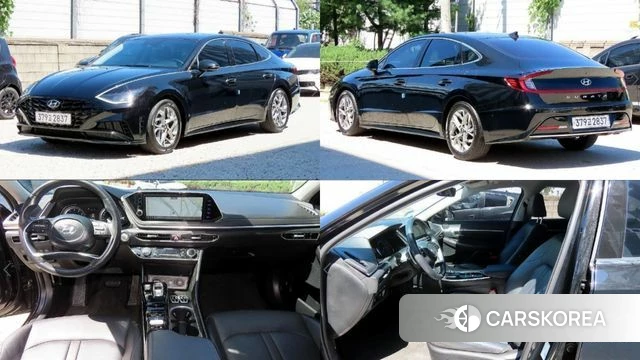 Hyundai Sonata (DN8) 2022 Черный из Кореи