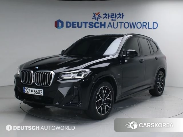 BMW X3 (G01) 2024 Черный из Кореи