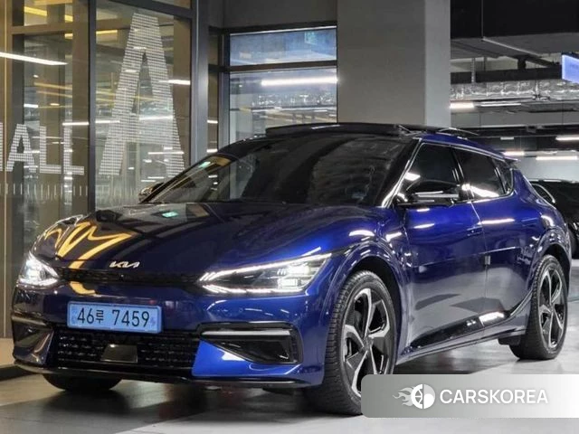 Kia EV6 2023 Синий из Кореи