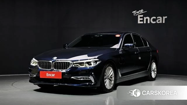BMW 5 Series (G30) 2018 Синий из Кореи
