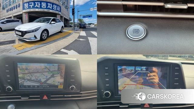 Hyundai Avante (CN7) 2021 Белый из Кореи