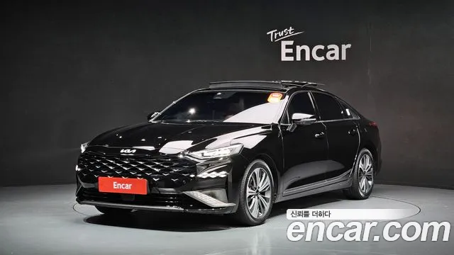 Kia K8 Hybrid 2021 Черный из Кореи