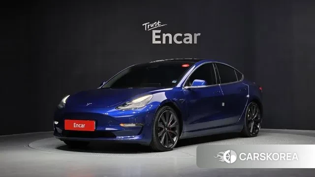 Tesla Model 3 2020 Синий из Кореи