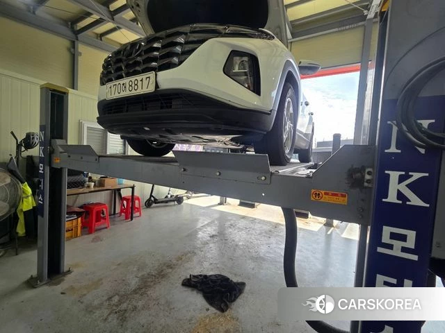 Hyundai Tucson (NX4) 2021 Белый из Кореи