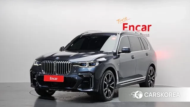 BMW X7 (G07) 2021 Серый из Кореи