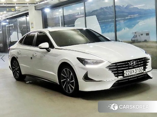 Hyundai Sonata (DN8) 2019 Белый из Кореи