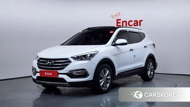 Hyundai Santa Fe The Prime 2018 Белый из Кореи