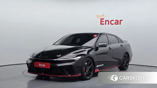 Hyundai The New Avante (CN7) 2023 Черный из Кореи