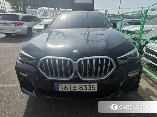 BMW X6 (G06) 2021 Черный из Кореи