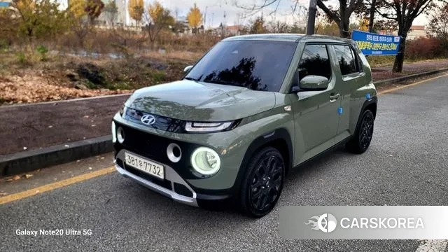 Hyundai Casper 2022 Светло-зеленый из Кореи