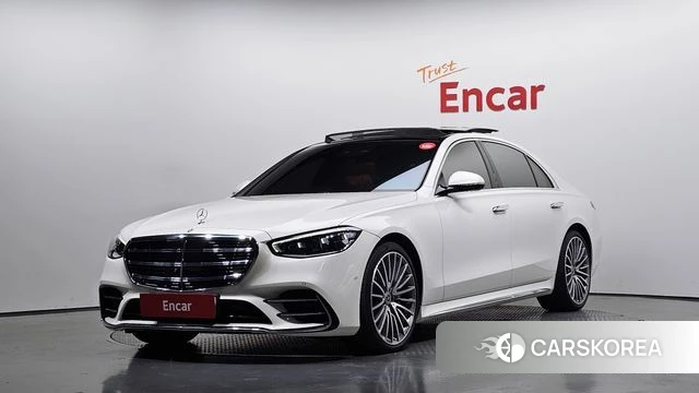 Mercedes-Benz S-Class W223 2023 Белый из Кореи