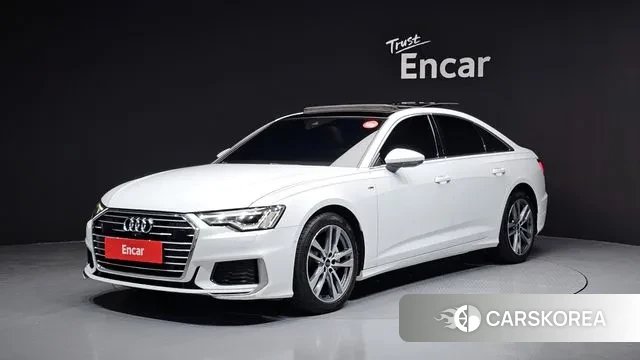 Audi A6 (C8) 2021 Белый из Кореи